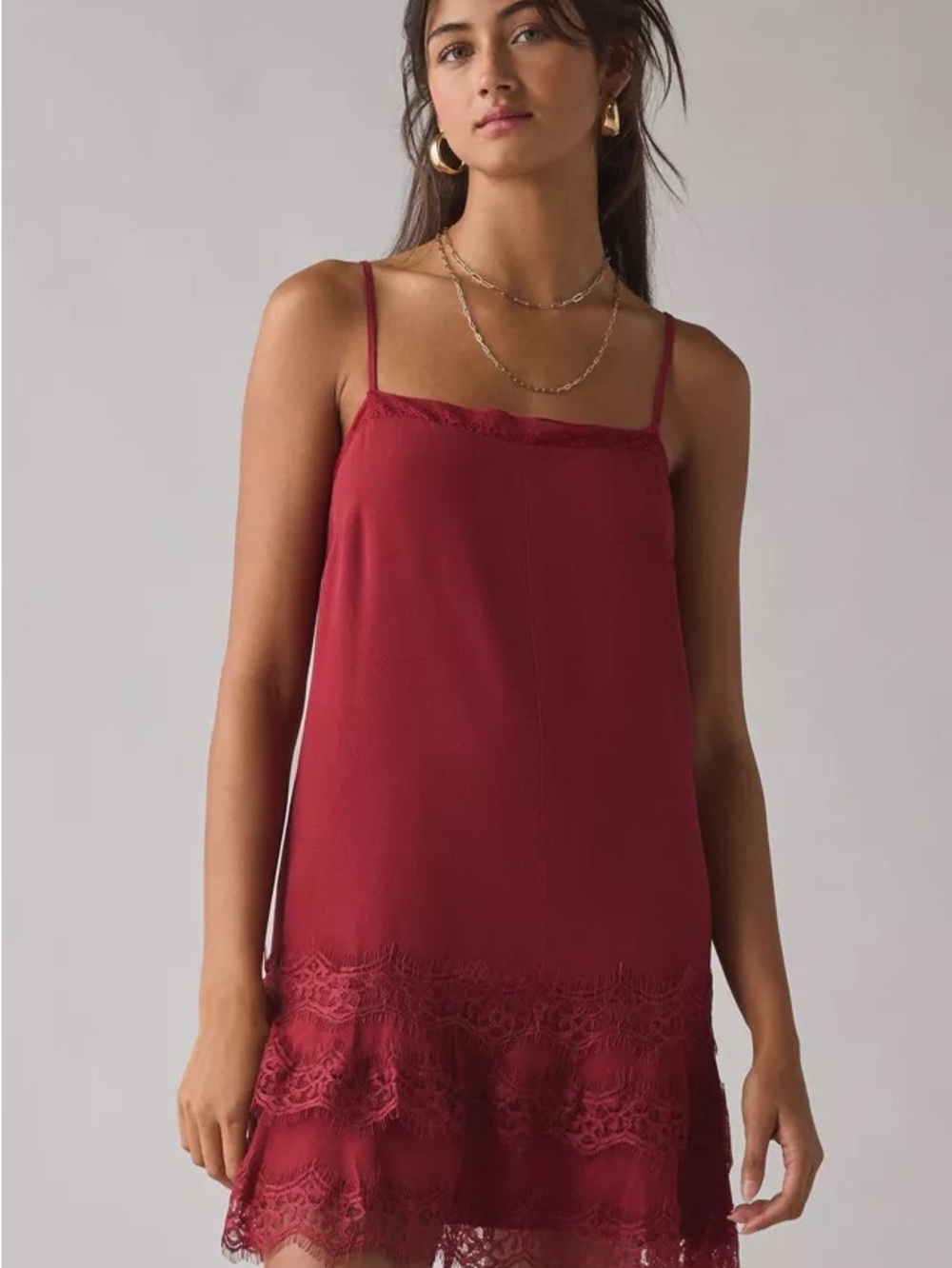 UO Kimichi Blue Lace Dress